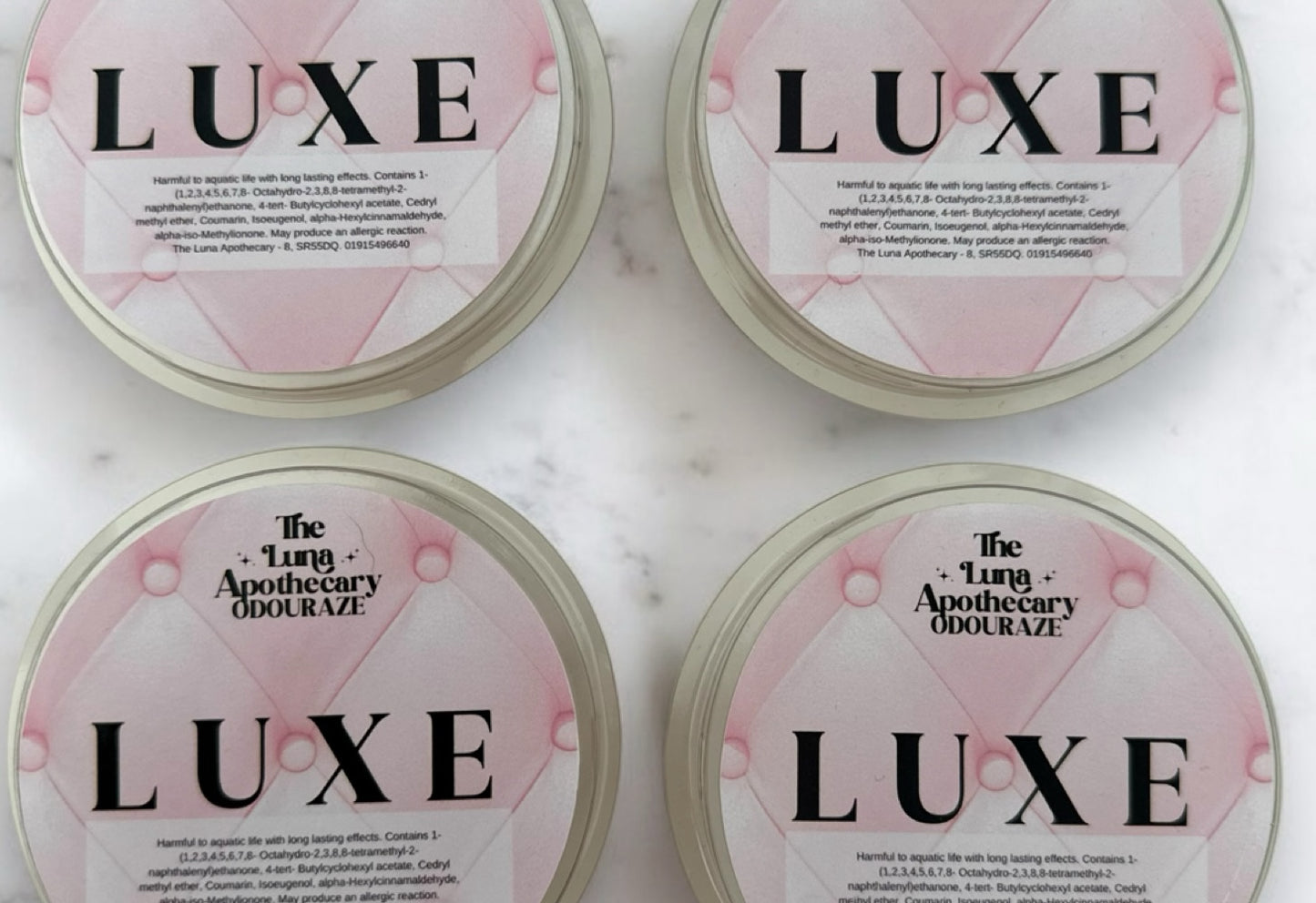 Luxe 6 Segment Wax Melt Clam Odouraze Collection