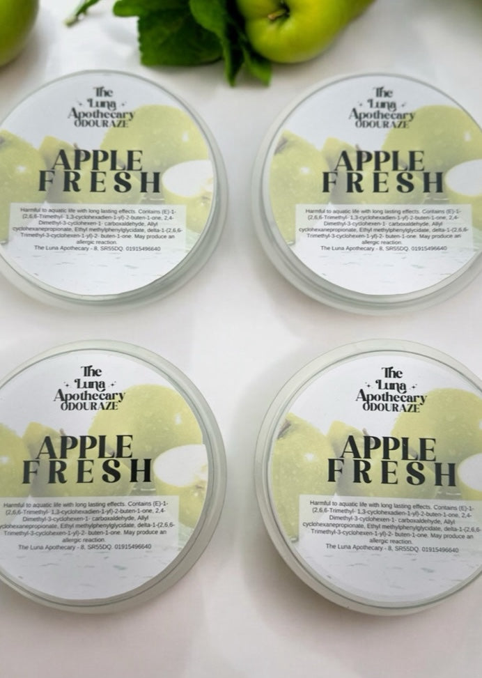 Apple Fresh 6 Segment Wax Melt Clam Odouraze Collection