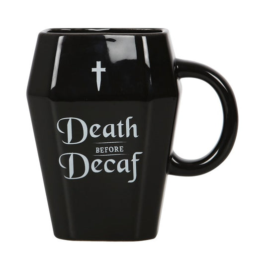 Death Before Decaf Mug.