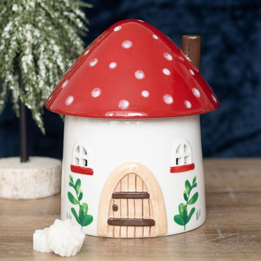 Mushroom House Oil Burner/Wax Warmer.